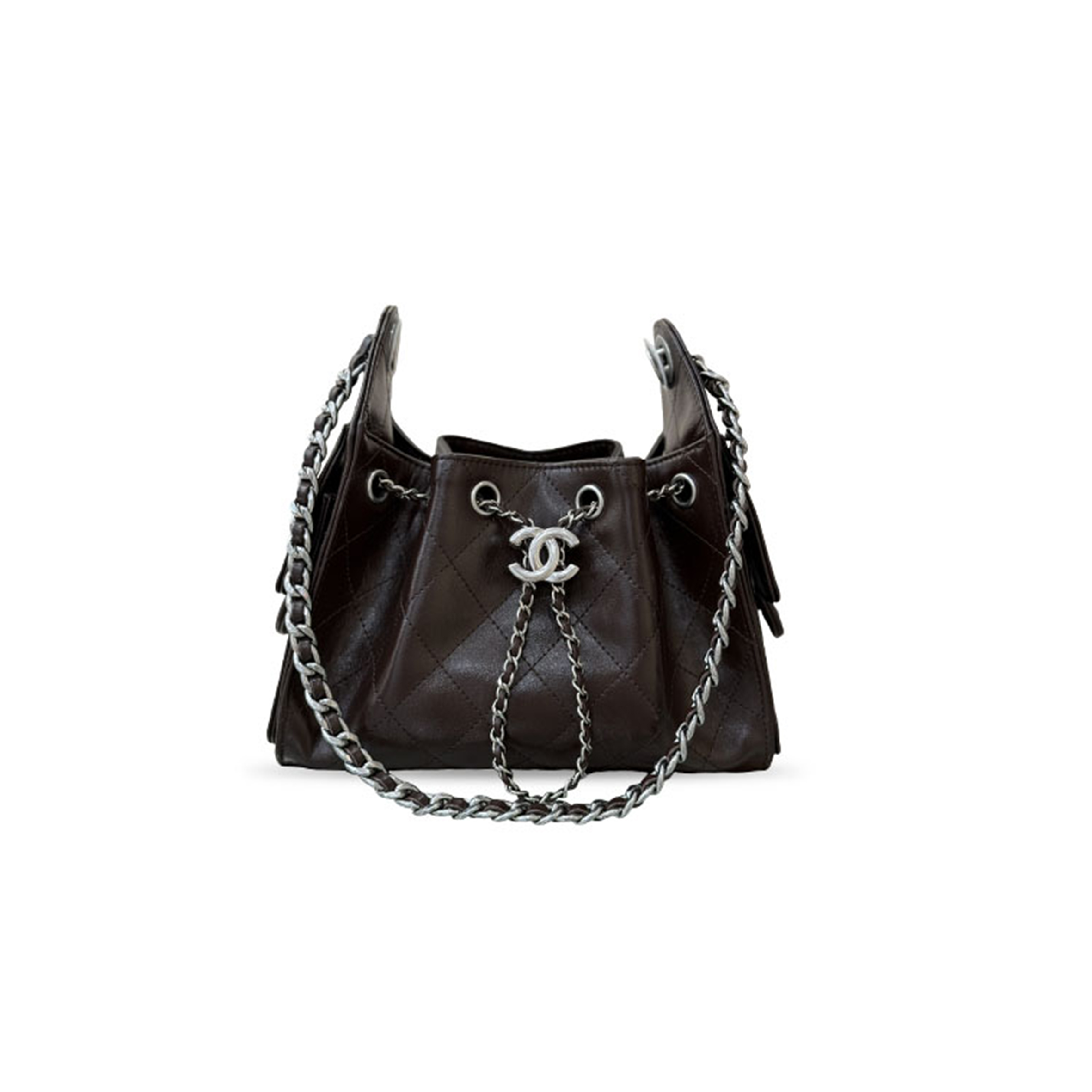 CHANEL MASTER MINI HANDBAG WAXED CALFSKIN AS5631 (22*20*12.5cm)